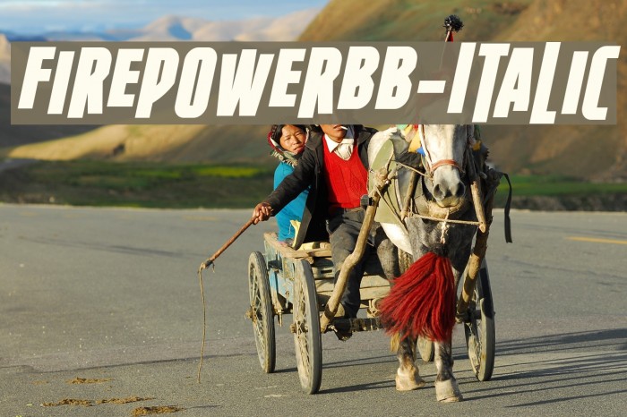 FirepowerBB-Italic Example 1