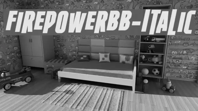 FirepowerBB-Italic Font examples