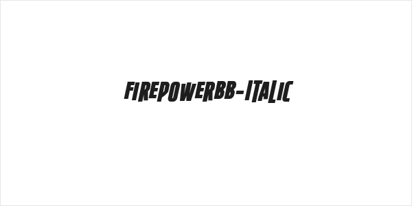 FirepowerBB-Italic Logo
