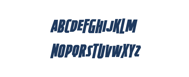 FirepowerBB-Italic Lowercase