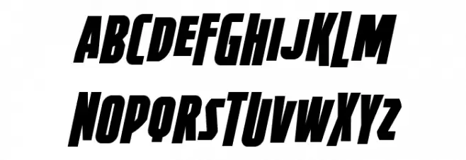 FirepowerBB-Italic 字体 小写