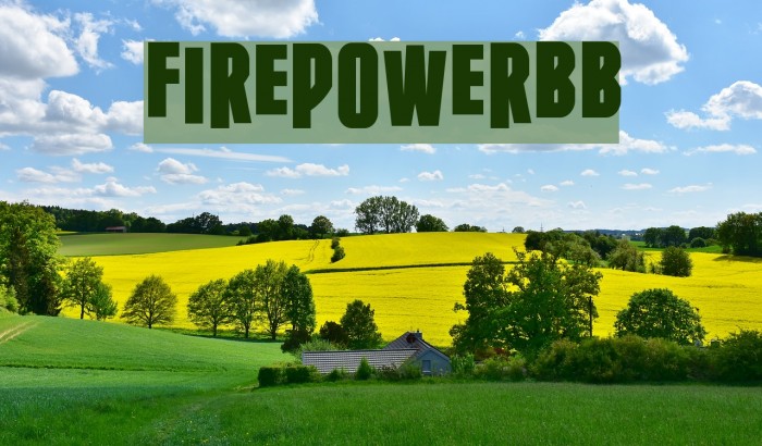 FirepowerBB Font examples