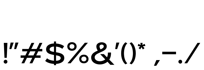 FiresideDEMO Font OTHER CHARS