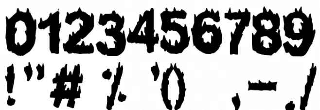 Firestarter Font OTHER CHARS