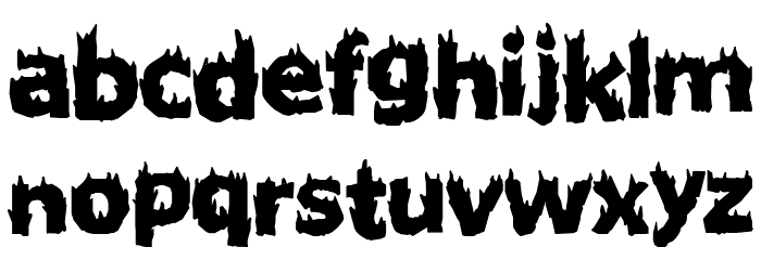 Firestarter Font LOWERCASE