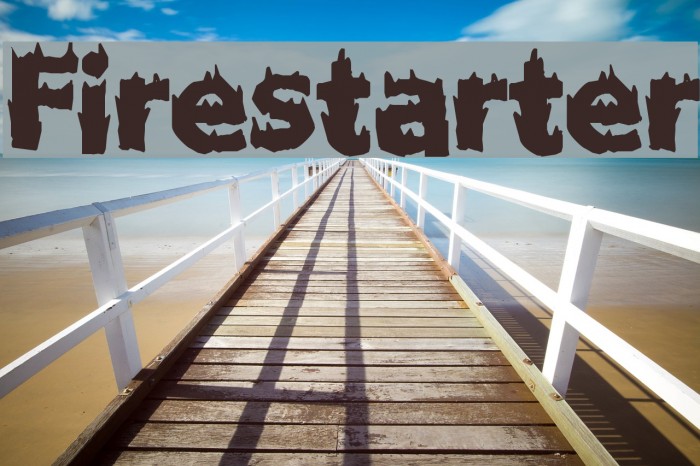 Firestarter フォント examples
