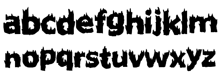 Firestarter フォント 小文字