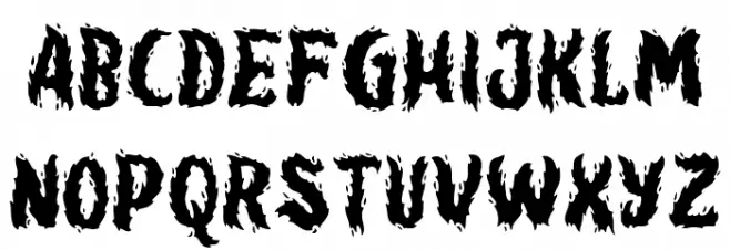 Firestor Regular Font Litere mari