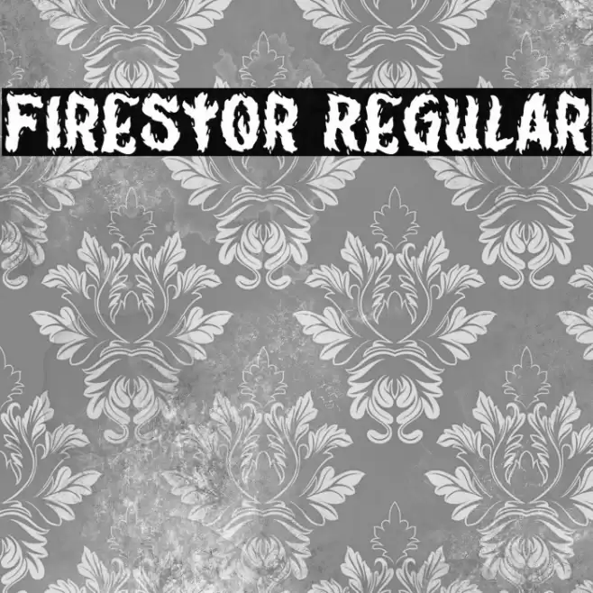 Firestor Regular Font examples