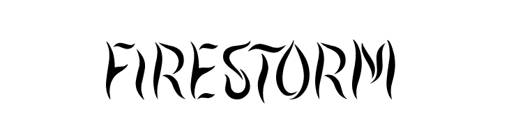 Firestorm  Frei Schriftart Herunterladen