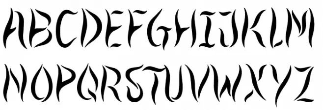 Firestorm 字体 大写
