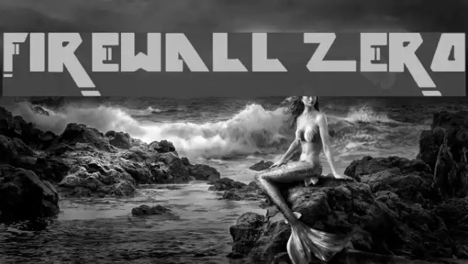 Firewall zero Font examples