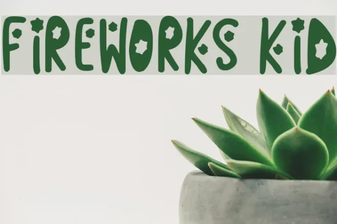 Fireworks Kid Example 3