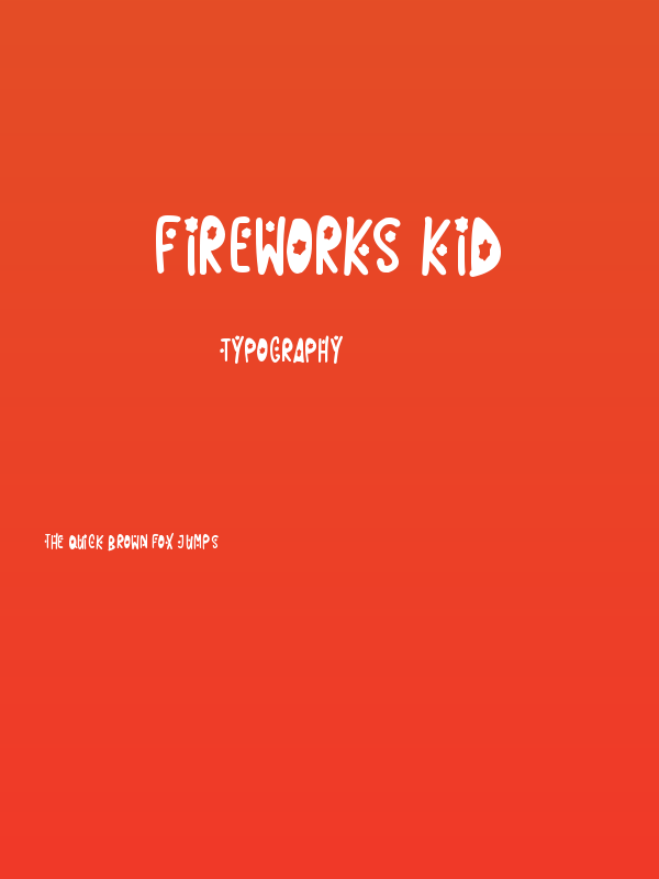 Fireworks Kid Poster