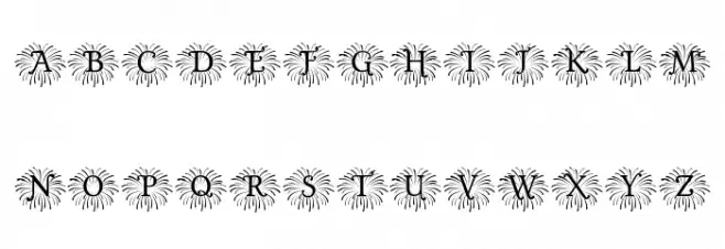 Fireworks_Mono 字体 大写