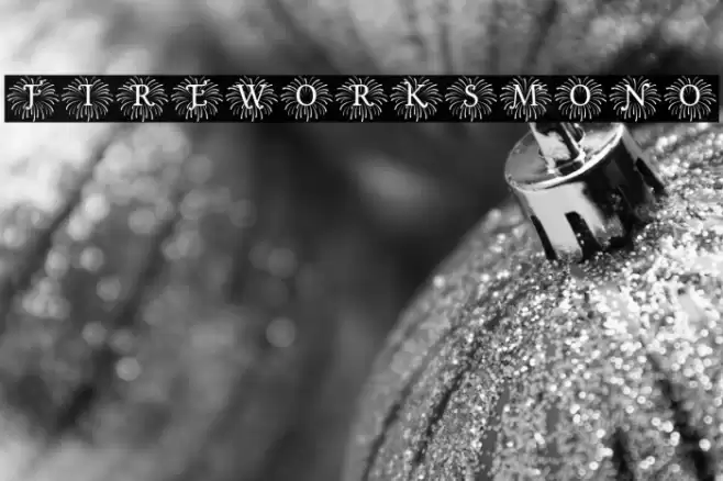 Fireworks_Mono Font examples