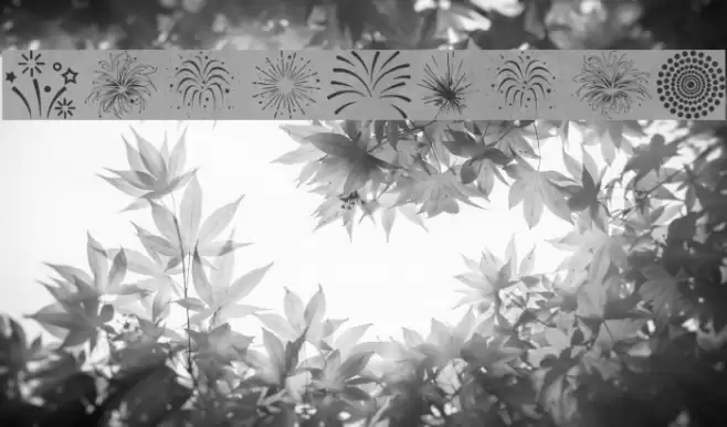 Fireworks फ़ॉन्ट examples