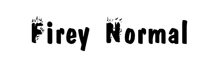 Firey Normal  font caratteri gratis
