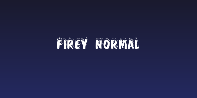 Firey Normal Social Header