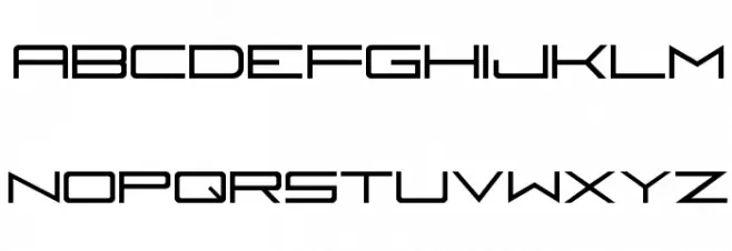 Fireye GF 3 Bold Fonte MAIÚSCULAS