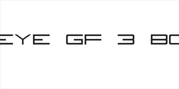 Fireye GF 3 Bold Logo