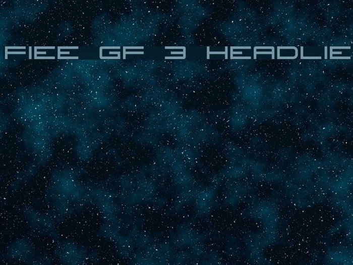 Fireye GF 3 Headline フォント examples