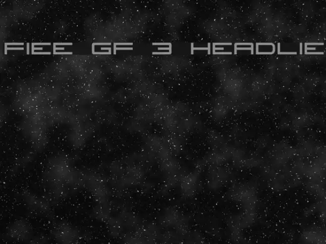 Fireye GF 3 Headline Font examples