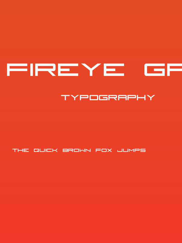 Fireye GF 3 Headline Poster