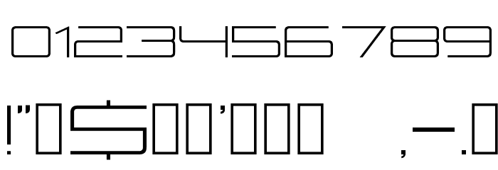 Fireye GF 3 Lite フォント その他の文字