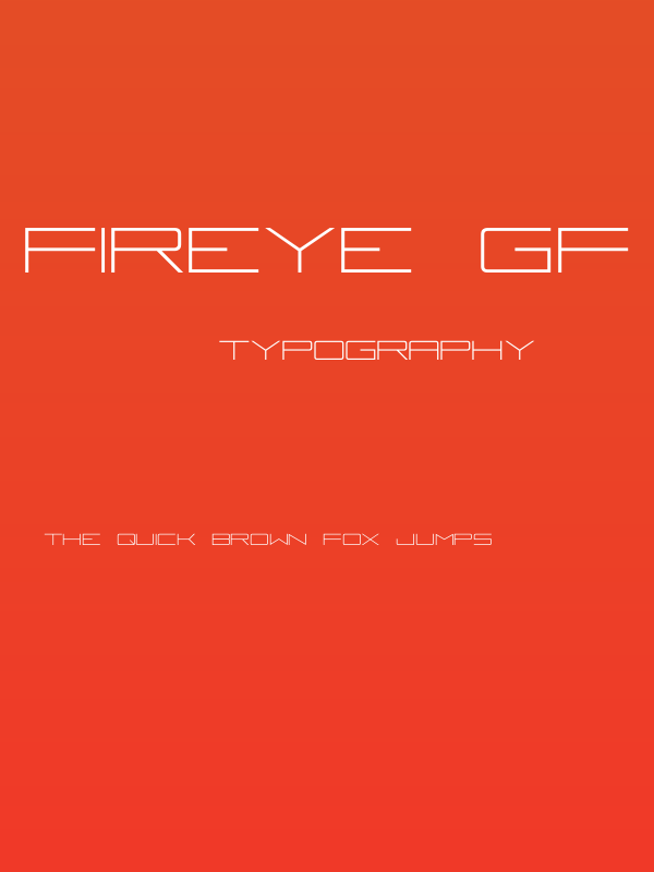 Fireye GF 3 Lite Poster