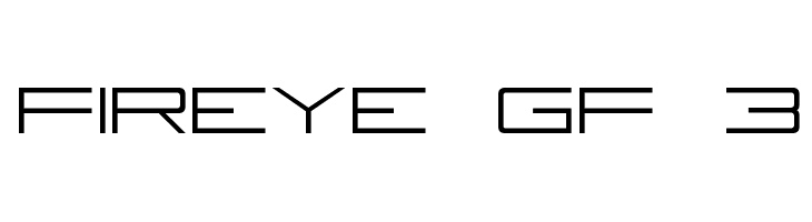 Fireye GF 3 Font