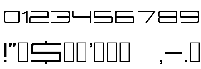 Fireye GF 3 Font OTHER CHARS