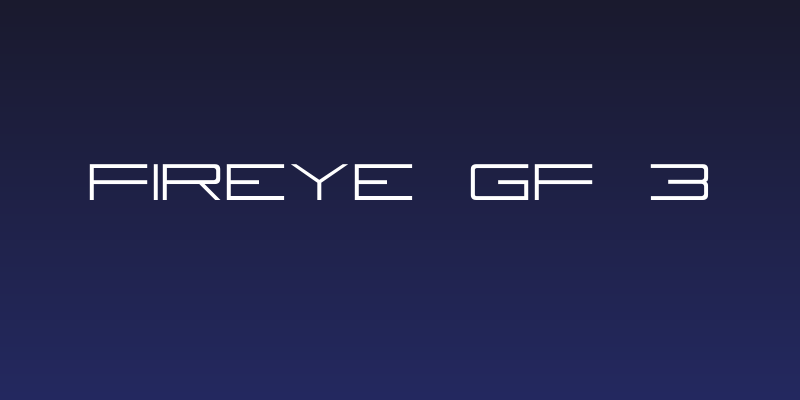 Fireye GF 3 Social Header