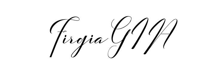 FirgiaGIA  免费字体下载