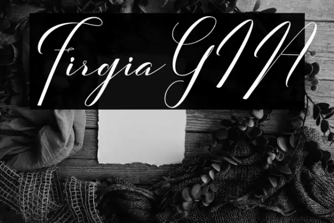 FirgiaGIA Font examples