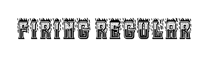 Firing Regular  フリーフォントのダウンロード