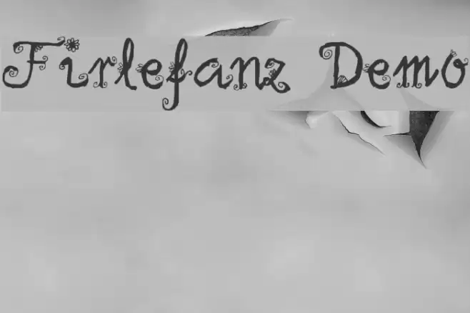 Firlefanz Demo Font examples