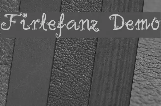 Firlefanz Demo Font examples