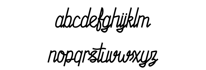 Firnaily Font LOWERCASE