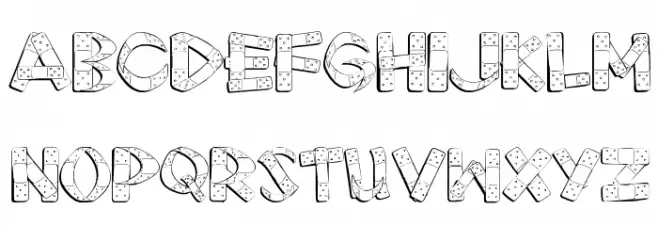 First Aid Font Litere mari