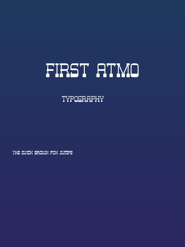 First Atmo Poster