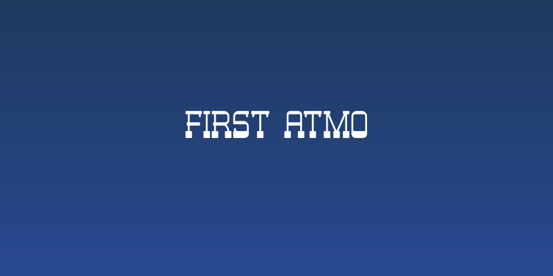 First Atmo Social Header