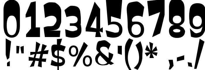 First Attempt フォント その他の文字