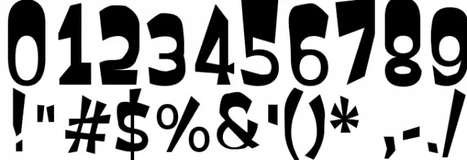 First Attempt フォント その他の文字