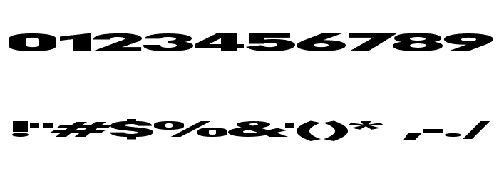 First Blind Font OTHER CHARS