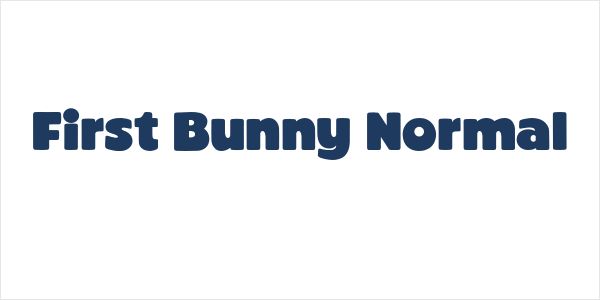 First Bunny Normal Logo