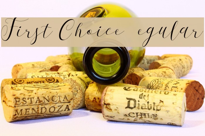 First Choice DEMO Regular Font examples
