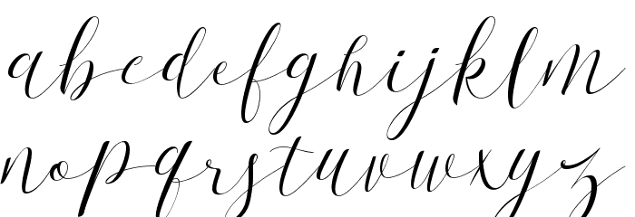 First Choice DEMO Regular Font LOWERCASE