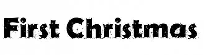 First Christmas  フリーフォントのダウンロード