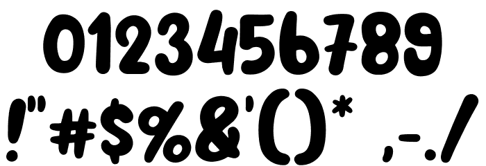 First Coffee Font OTHER CHARS